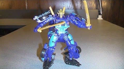 TRANSFORMERS 4 AGE OF EXTINCTION DELUXE CLASS AUTOBOT DRIFT TOY REVIEW