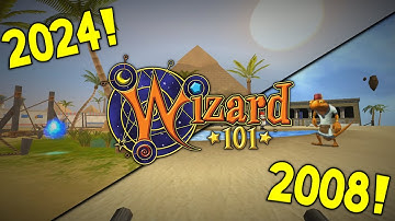 Wizard101 2008 VS. 2024 (Krokotopia Graphics Update!)