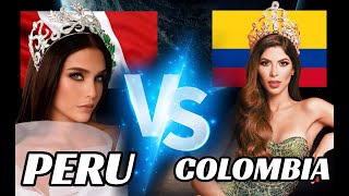 PERU VS COLOMBIA (MISS UNIVERSE 2020) PERUVIAN WOMEN VS COLOMBIAN WOMEN