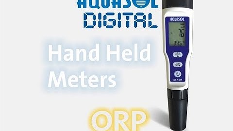AQUASOL DIGITAL - How to use ORP Meter