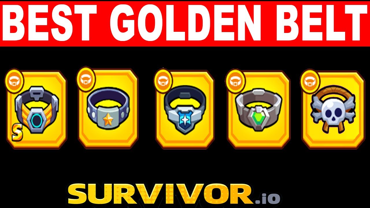 Survivor.io Best Golden Belt For F2P Epic Belt Guide YouTube