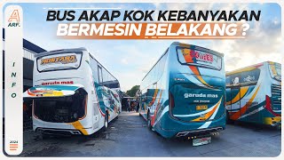 4 Alasan Kenapa Bus AKAP Mesinnya Ada di Belakang