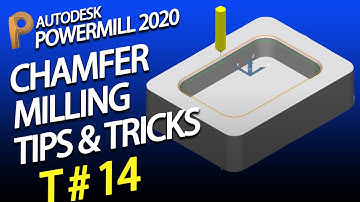 Powermill 2020 | powermill tutorial in hindi | delcam tutorial | powermill chamfer milling
