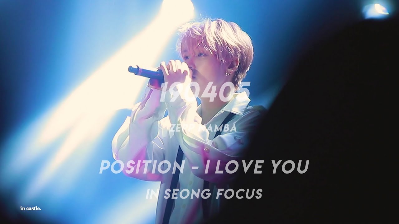 190405 Zepp Namba Position - I Love You (SF9 인성 focus.)