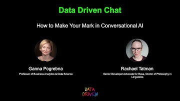 How to Make Your Mark in Conversational AI |  Rachael Tatman