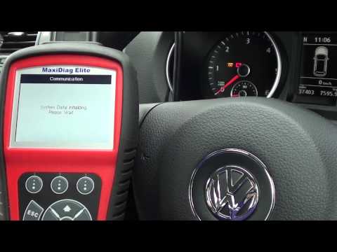 VW Golf Mk6 Autel MD702 Glow Plug Flash & Engine Management Fault