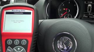 VW Golf Mk6 Autel MD702 Glow Plug Flash & Engine Management Fault