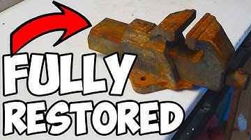 Rusty Vise Restoration | Restoring an Old Vice - Poland 100