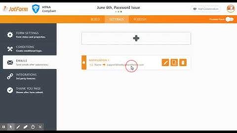 JotForm PDF Password