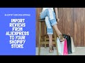 How to import reviews from aliexpress to your shopify store using areviews