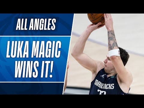 All-Angles: Luka's GAME-WINNER vs Boston!