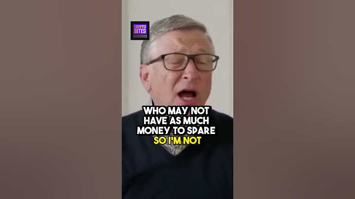 Why Bill Gates is Not Bullish on Crypto bitcoin?
