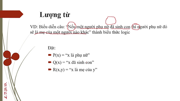 Giải bài tập vị từ và lượng từ