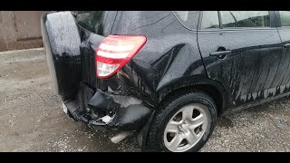 видео: TOYOTA RAV4.Рихтовка заднего крыла.Кузовной ремонт картинка: TOYOTA RAV4.Рихтовка заднего крыла.Кузовной ремонт