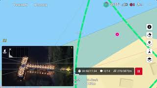 Dji Mavic 3 Pro. Night Flight By Points Camera 70 Mm. Vision Assist/Ночной Полёт, Камера 70 Мм