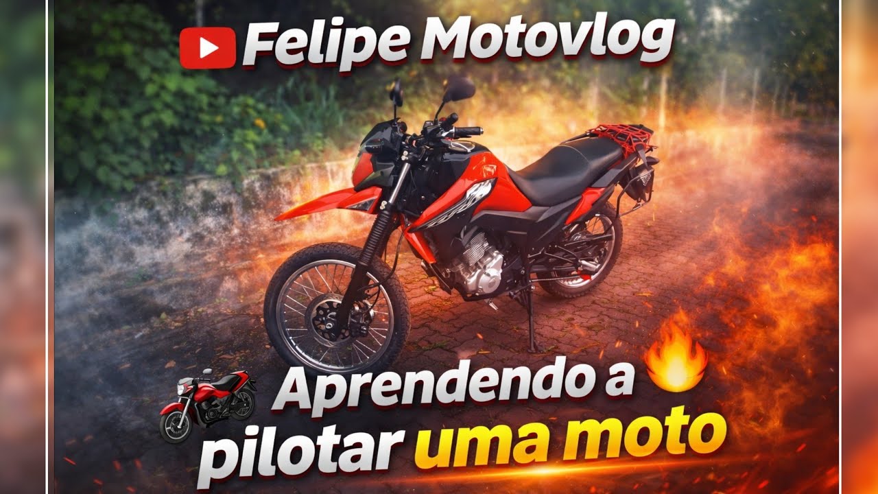 Como andar de moto passo a passo ( parte 1 )