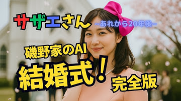 Thumbnail of 『サザエさん』磯野家のAI結婚式~あれから20年後~