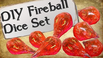 How to Make Your Own Dice | Fireball Dice Set