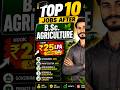 👉 Top 10 Jobs After B.Sc Agriculture 🌾 | Govt + Private + Business #jobs #govtjobs #agriculturejobs