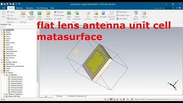 Broadband Flat Lens Antenna Design Using  Metasurface in CST