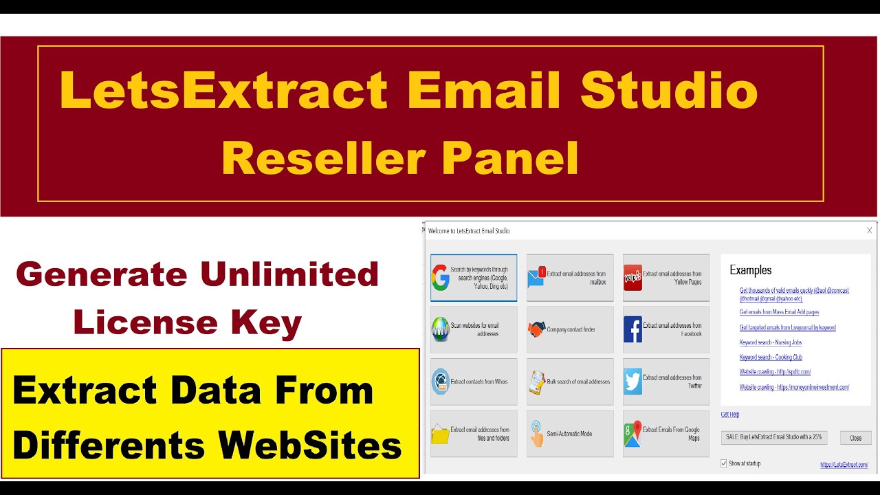 LetsExtract email studio reseller panel - LetsExtract email studio ...