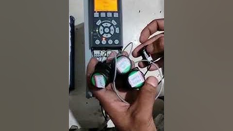 How to Up/Down the Speed of Danfoss Drives via Push Button