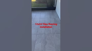 12x24 Tiles flooring installation