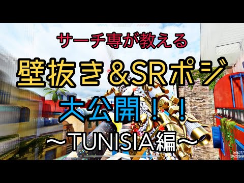【CoDモバイル】そんなとこ抜けるの⁉️人気マップの壁抜き&SRポジ紹介します‼️〜TUNISIA編〜