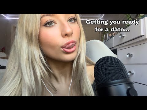 ASMR// PICK ME GIRL DOES YOUR MAKEUP!