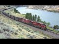 (4K) Railfanning along the Fraser and Thompson River Canyons in British Columbia