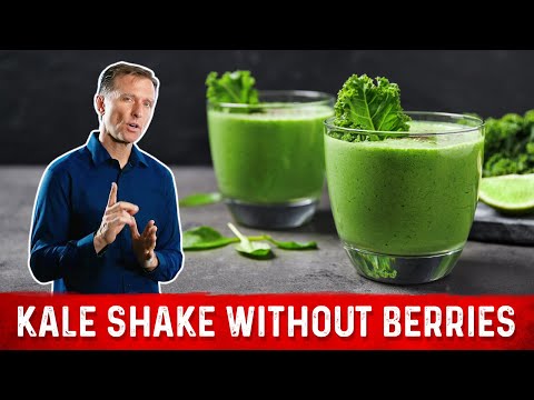 Dr.Berg Makes an Edible Keto Kale Shake WITHOUT Berries or Fruit