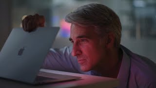 what craig federighi was actually looking at