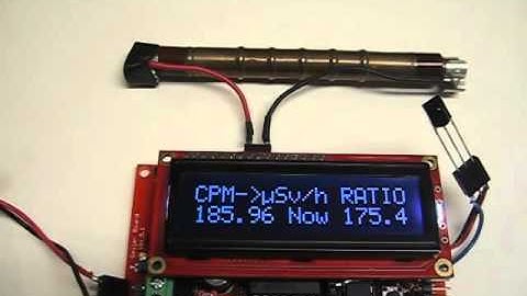 DIY Geiger Kit Menu Features