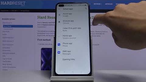 How to Set Up Default Browser in REALME X3 SuperZoom – Change Default Internet Browser