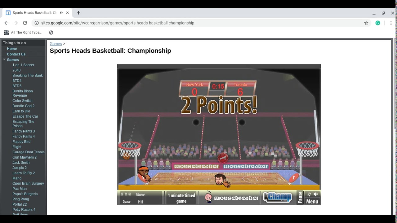 Sports Heads Basketball Championship The Beginning (1) YouTube
