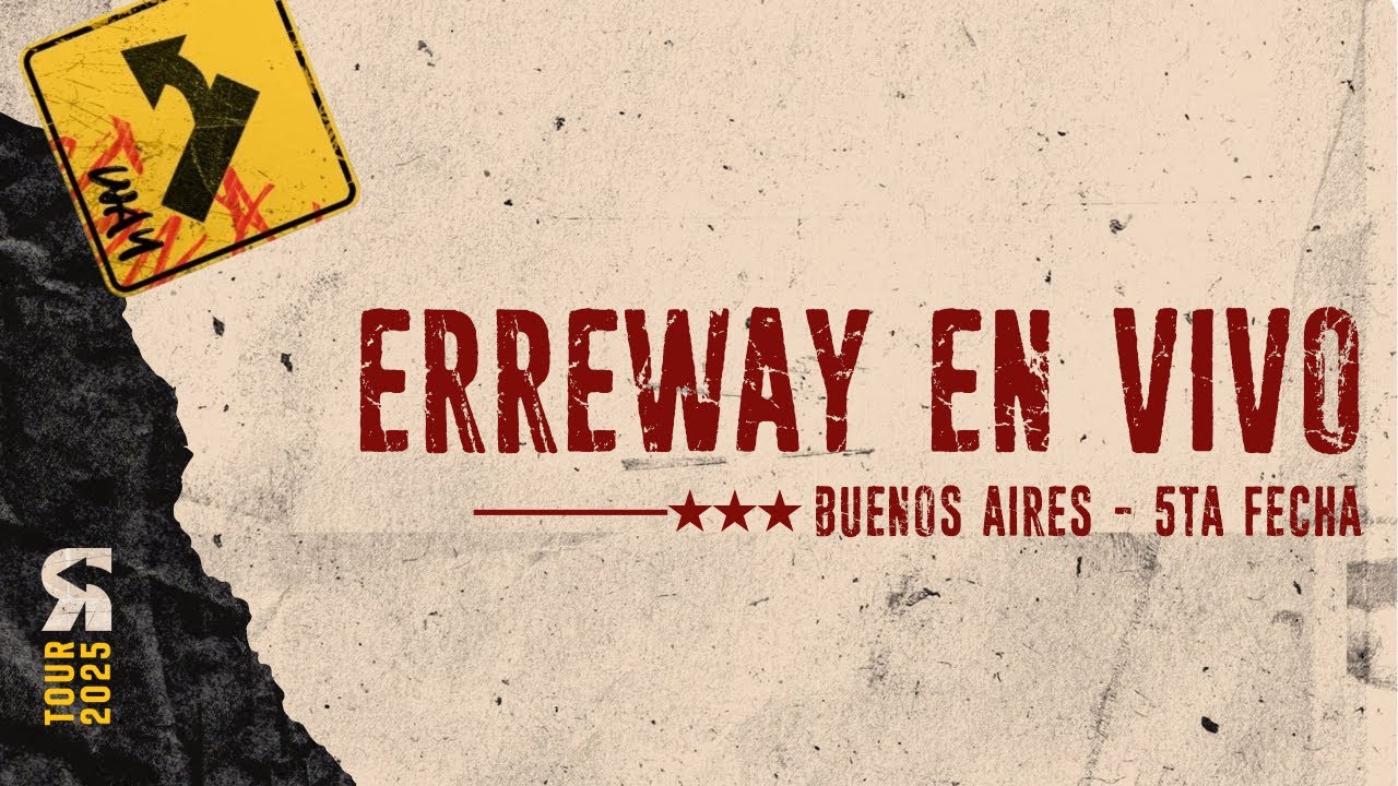 EN VIVO | ERREWAY TOUR en Buenos Aires, Argentina (16/09/25) - Movistar Arena