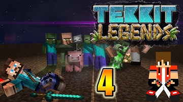 Minecraft| Tekkit Legends| Ep. 4| Finally we Start Doubling Ores w/ Terrpac