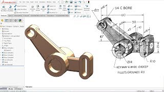 SolidWorks Tutorial for beginners Exercise 55