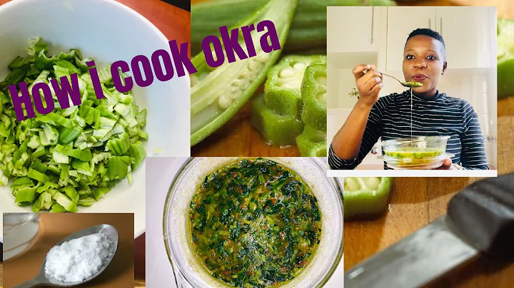 How i cook okra in a simple way //South African YouTuber