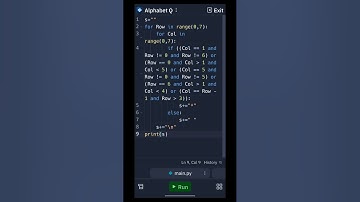 Create a Spectacular Letter Q using Star Pattern in Python! #python #shorts #viral #trending #easy