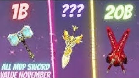 Value of Every Mvp sword 💸💸 ||  May 2025 || SKYBLOCK || Blockman go #skyblock #blockmango