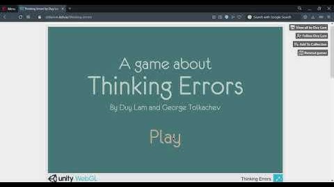 Thinking Errors by Duy Lam