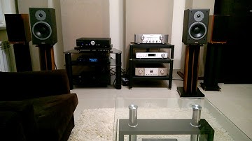 Dynaudio DM 2/8, Musical Fidelity M3i, Cambridge Audio Stream Magic 6