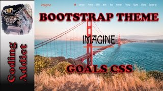Bootsrap Theme  30- Goals CSS