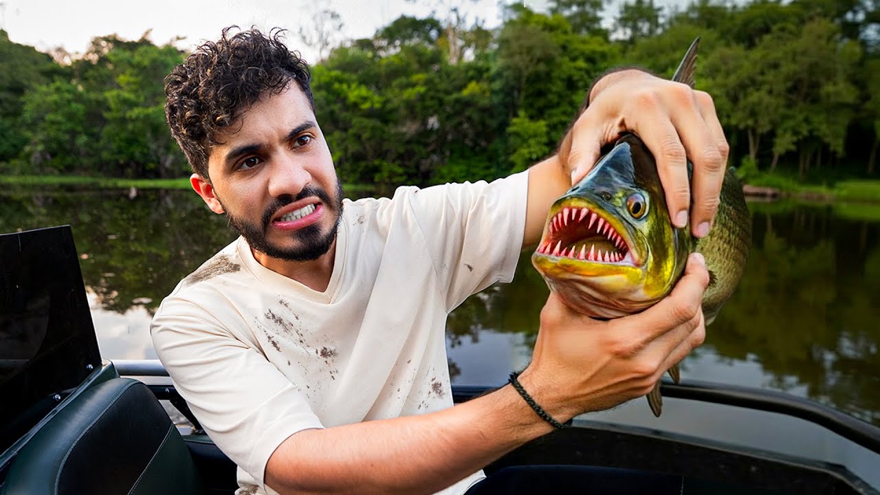 Encontré las PELIGROSAS PIRAÑAS del AMAZONAS 