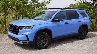 2023 Honda Pilot TrailSport Review: The Big Box gets Bold! by Max Landi Reviews 594 views 9 months ago 9 minutes, 33 seconds