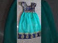 Saree converted to cute long gown with hip belt🥰#little princess dress🥰#lovely👌#saree to kids gown#