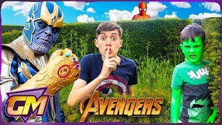 Avengers Kids Hide and Seek!!