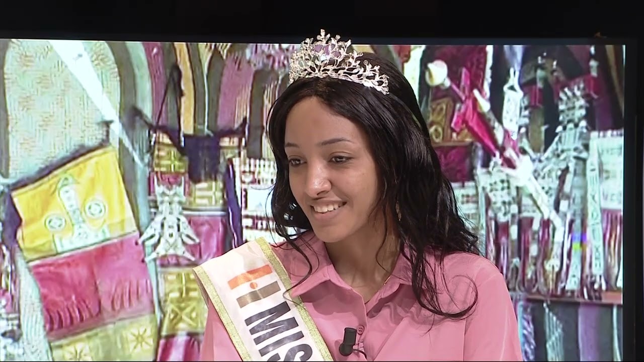 Miss Niger 2022-2023 Aïcha Abdoul Aziz sur  Rencontre des cultures de Télé Sahel et Tal TV/RTV