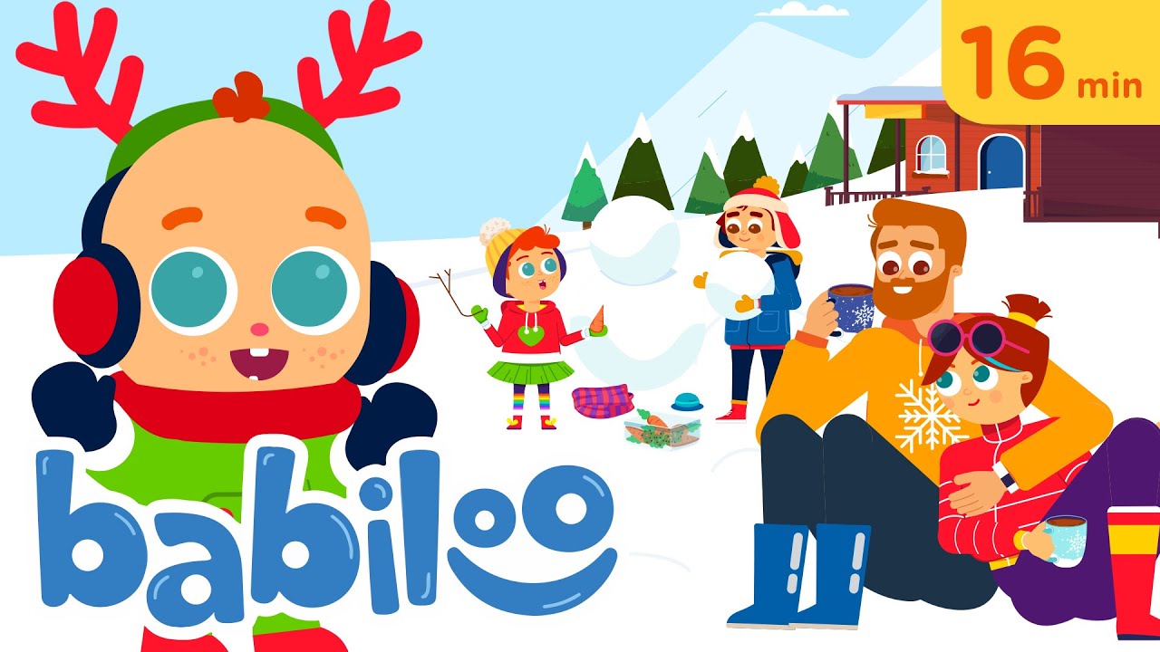 #Christmas Break Compilation | Babiloo #NurseryRhymes & #KidsSongs ...